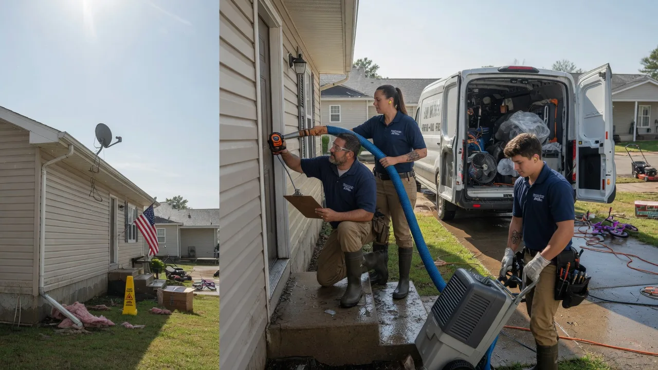 Ceiling Water Damage Restoration in Grimsley, TN near me